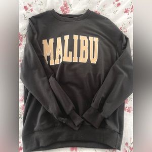 grey/yellow malibu crewneck